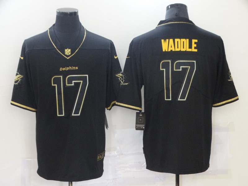 Nike Dolphins 17 Jaylen Waddle Black Gold Vapor Untouchable Limited Jersey,We sell and wholesale Nike Dolphins 17 Jaylen Waddle Black Gold Vapor Untouchable Limited Jersey on line form chian!